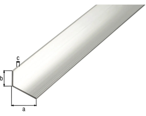 Hliníkový úhelník s rozměry