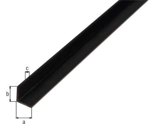 Rohový profil z kovu s rozměry