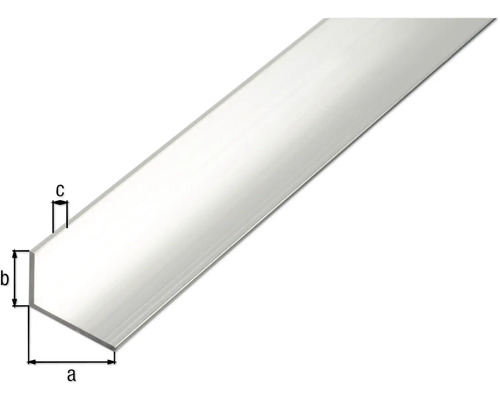 Hliníkový úhelník s rozměry