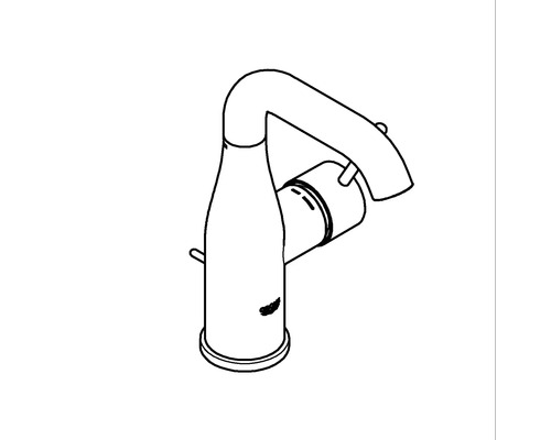 Výkres umyvadlové baterie.