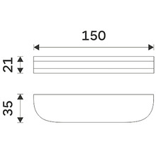 Samostatný úchyt Nimco Nikau NK 30091BS-26
