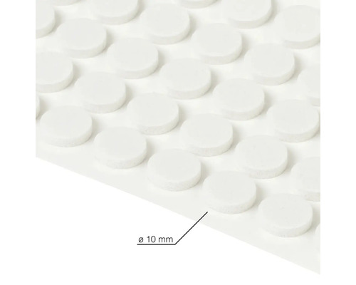 Klouzače z plsti, průměr 10 mm