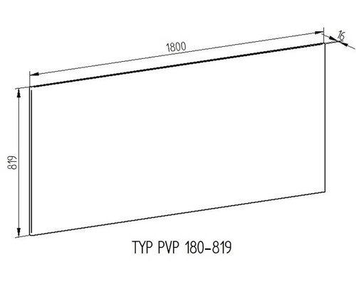 Technický nákres produktu s rozměry v milimetrech