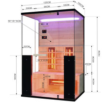 Infračervená sauna s rozměry