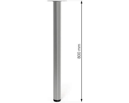 Kovová noha stolu s výškou 800 milimetrů
