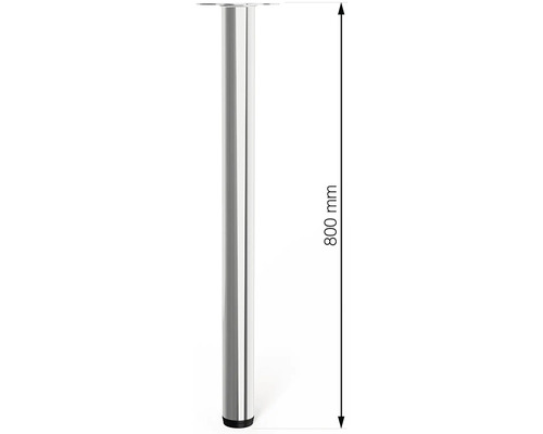 Kovová noha stolu, výška 800 mm
