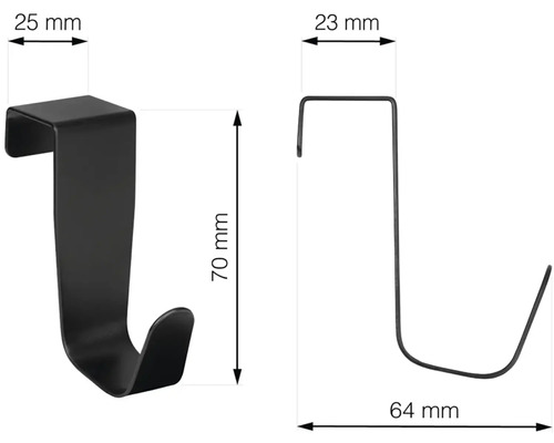 Závěs na dveře s rozměry
