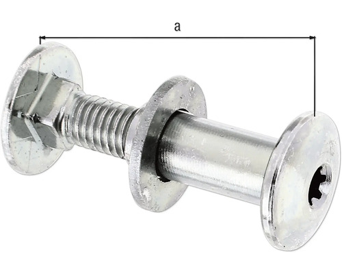 Nábytkový šroub s metrickým závitem a podložkou