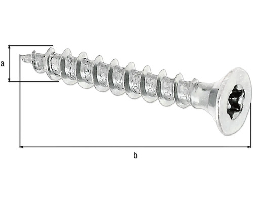 Vruty do dřeva se zápustnou hlavou a drážkou Torx