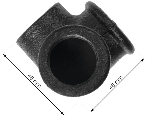 Tvarovka z temperované litiny se třemi výstupy, 46 mm