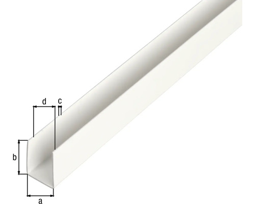 Plastový úhelník s rozměry