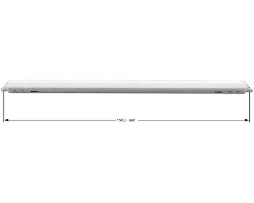 Svítidlo do vlhkého prostředí o délce 1500 mm