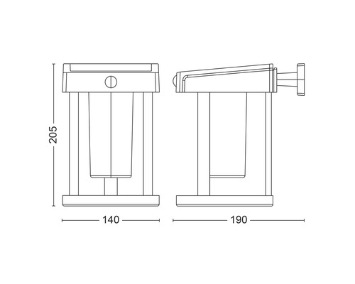 Technický výkres dávkovače mýdla s rozměry.