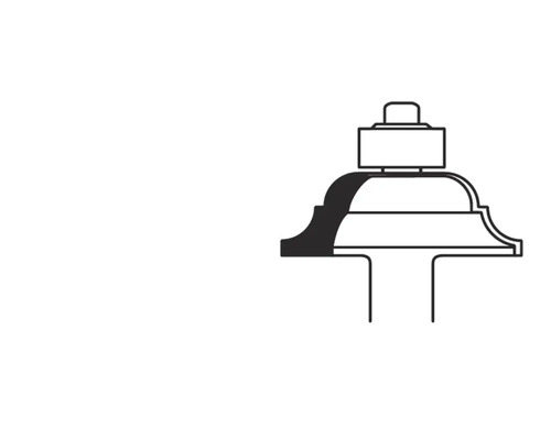 Profil frézy pro obrábění dřeva