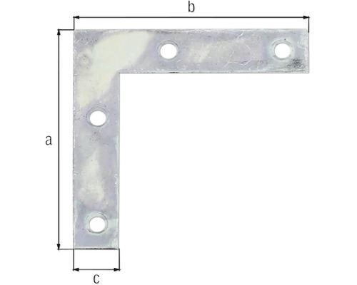 Úhelník s otvory pro upevnění