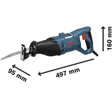 Pila ocaska Bosch o rozměrech 497 mm délka, 160 mm výška a 95 mm šířka.