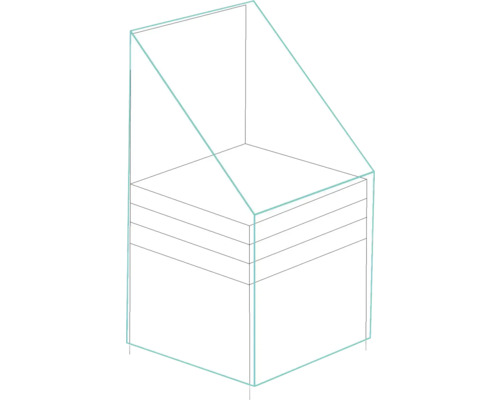 Schéma modulárního regálového systému