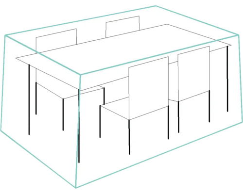 Ochranný obal na zahradní stůl a židle