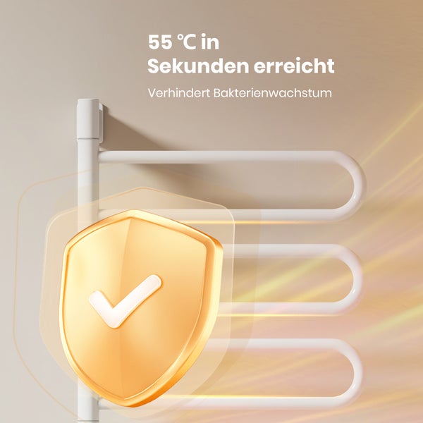 Ohřívač ručníků s hygienickou funkcí