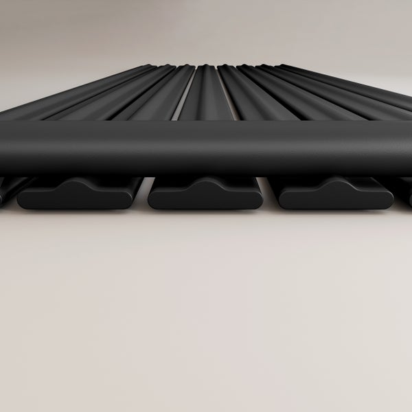 Detailní záběr střešních tašek pro střešní krytinu