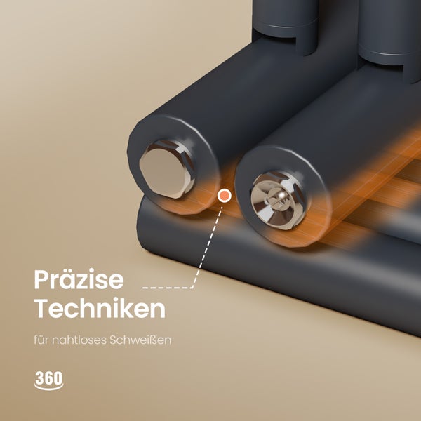 Znázornění technologie pro bezešvé svařování.