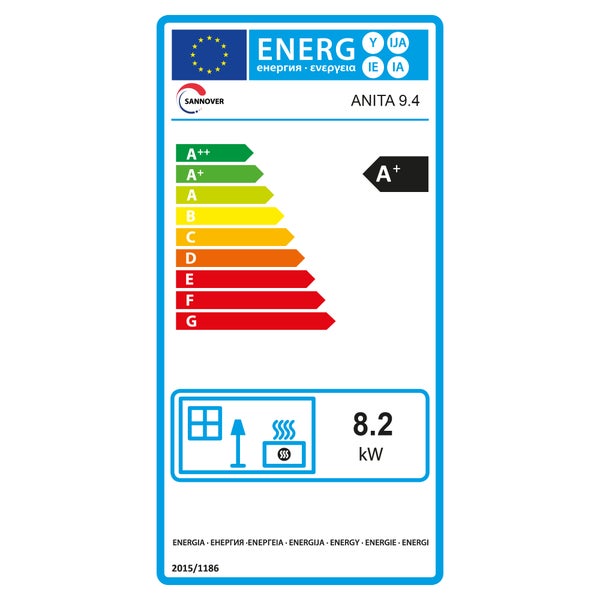 Sanover Anita 9.4 energetický štítek A+