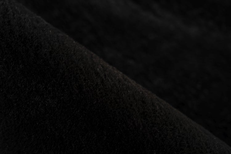 Detailní záběr na nadýchaný textilní materiál
