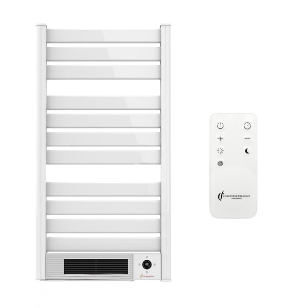 Radiátor na ručníky s ventilátorem a dálkovým ovládáním