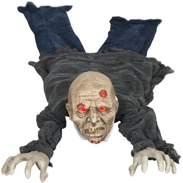 Lezoucí zombie halloweenská dekorace