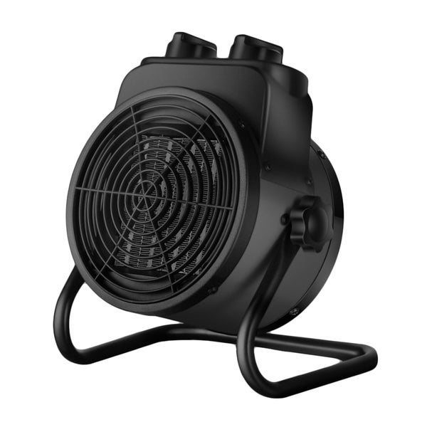 Ventilátorový ohřívač s kovovým krytem a ochrannou mřížkou