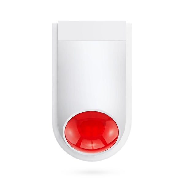 Elektrický alarm s výrazným kulatým světlem pro bezpečnostní dohled.