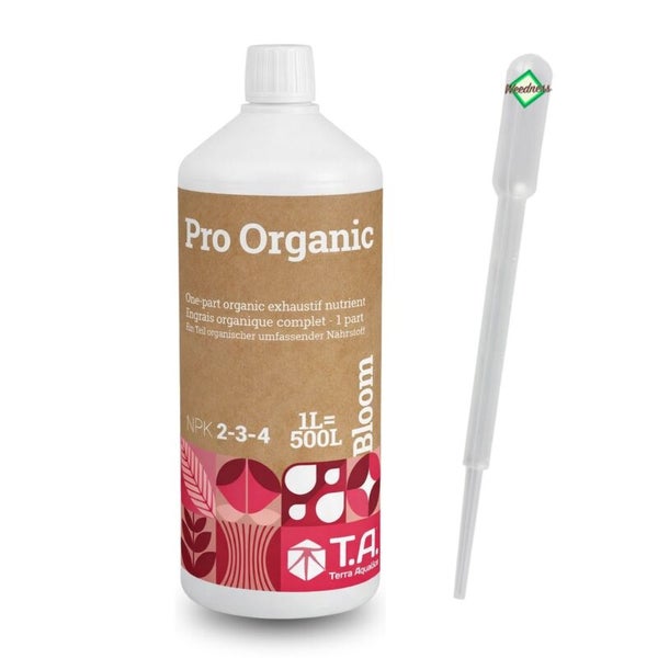 Hnojivo na květ Terra Aquatica Pro Organic Bloom 1 litr s pipetou