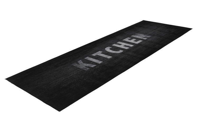 Obdélníkový běhoun do kuchyně s nápisem Kitchen