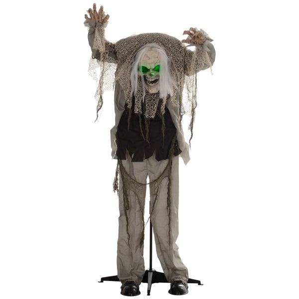 Halloweenská dekorační figurka Zombie se svítícíma očima