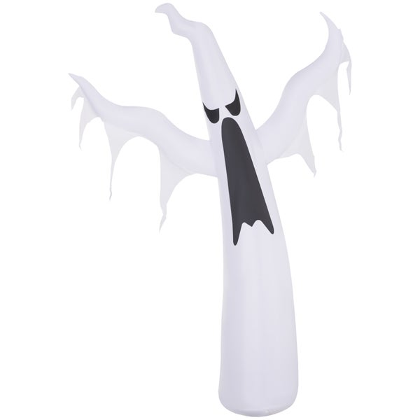 Nafukovací, bílý halloweenský duch