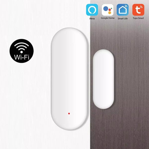 Wi-Fi senzor na dveře a okna pro systémy chytré domácnosti kompatibilní s Alexa, Google Home, Smart Life a Tuya Smart.