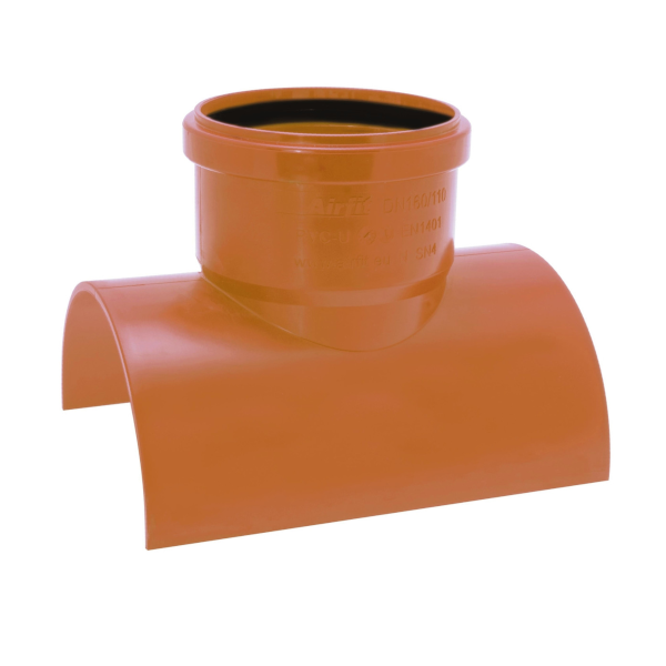 Plastová odbočka DN 160/110 pro odpadní potrubí