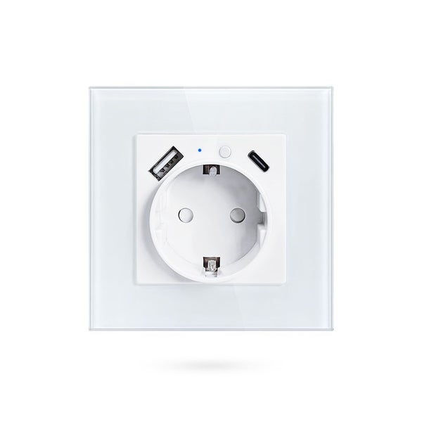 Wi-Fi zásuvka s časovačem a USB porty pro automatické ovládání noční lampy.